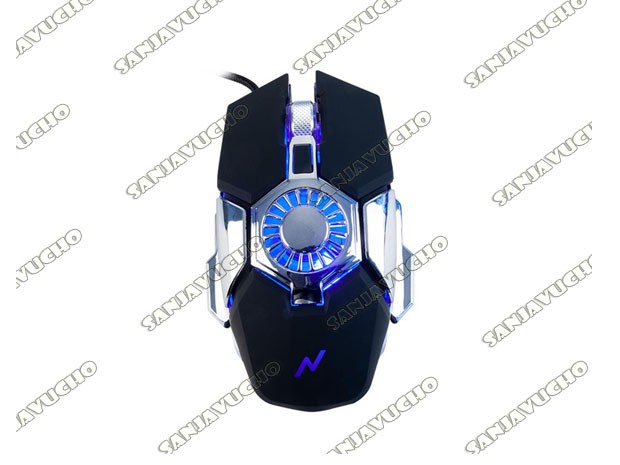 &uu  MOUSE PC GAMER 6D 7 COLORES NOGA ST-WINDX